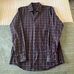 Apt 9 Men's Plaid Shirt - Black and Red
